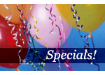 Specials - See what is new and interesting. Check for price reductions.